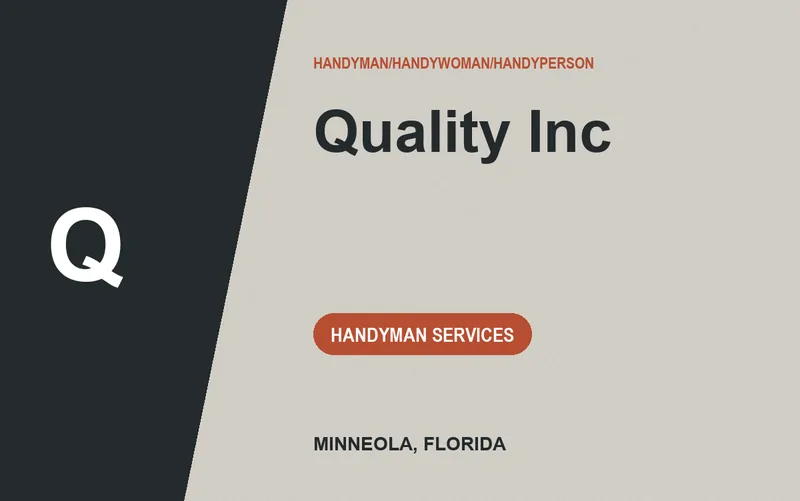 Quality Inc in Minneola, Florida