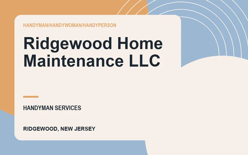 Ridgewood Home Maintenance Llc in Ridgewood, New Jersey