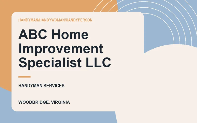 ABC Home Improvement Specialist LLC in Woodbridge, Virginia
