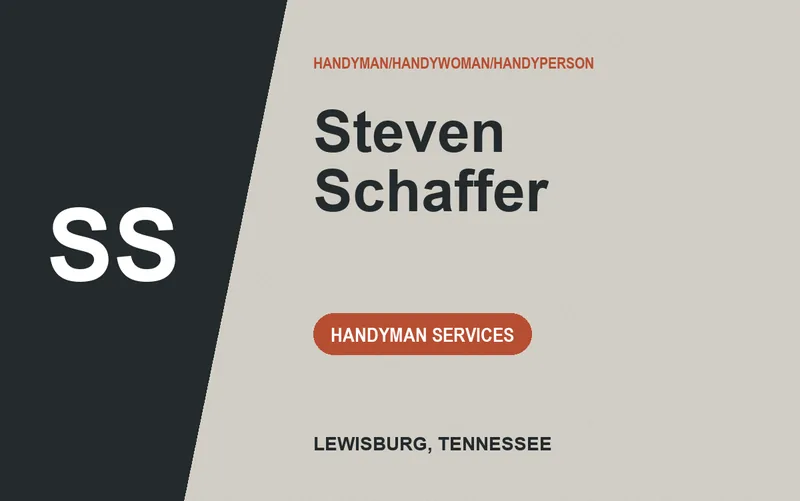 Steven Schaffer in Lewisburg, Tennessee