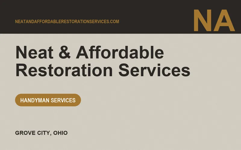 Neat & Affordable Restoration Services in Grove City, Ohio