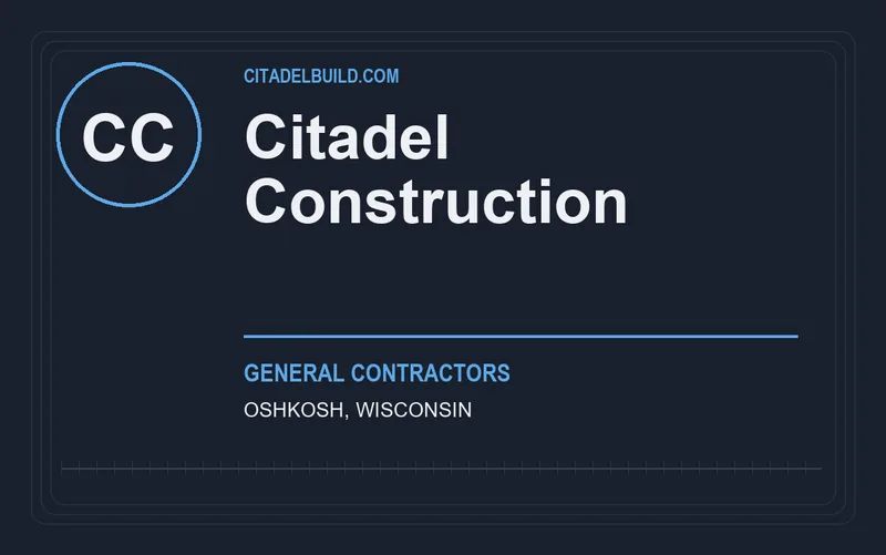 Citadel Construction in Oshkosh, Wisconsin