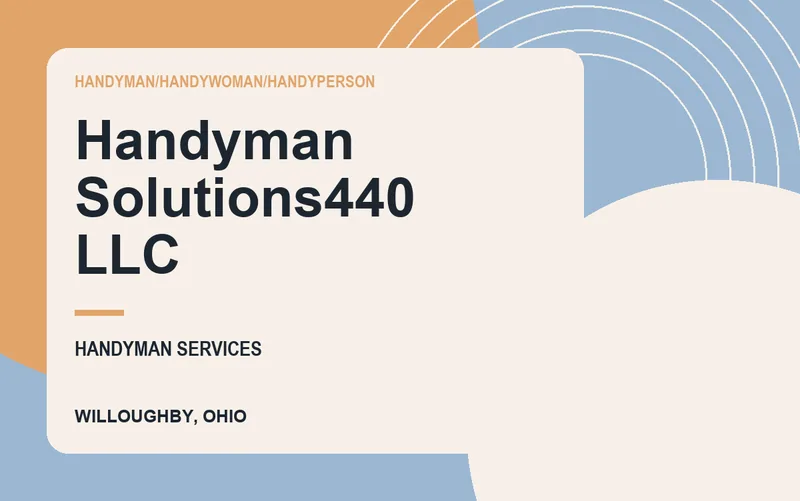 Handyman Solutions440 LLC in Willoughby, Ohio