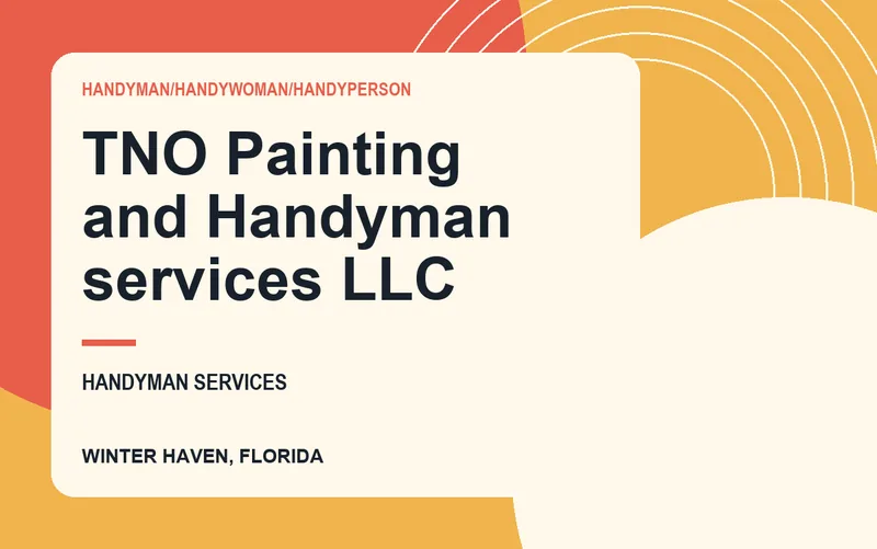 TNO Painting and Handyman services LLC in Winter Haven, Florida