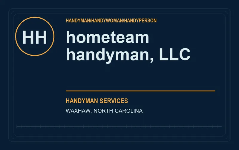 hometeam handyman, LLC in Waxhaw, North Carolina