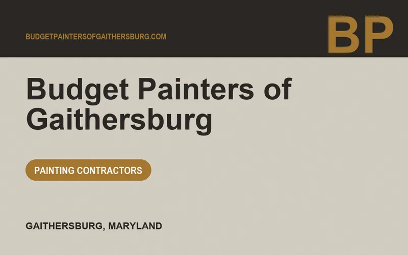 Budget Painters of Gaithersburg in Gaithersburg, Maryland