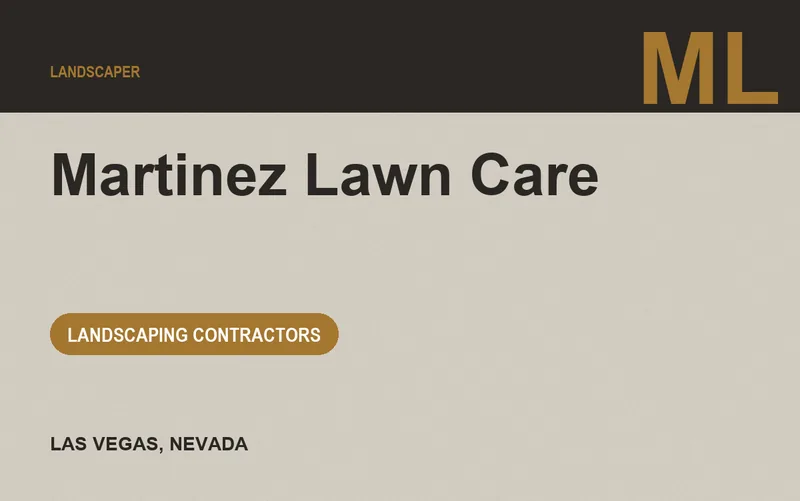 Martinez Lawn Care in Las Vegas, Nevada