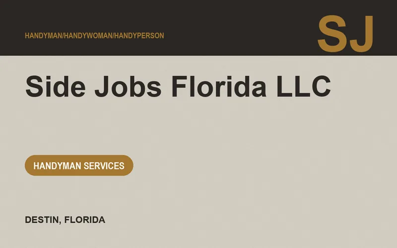 Side Jobs Florida LLC in Destin, Florida