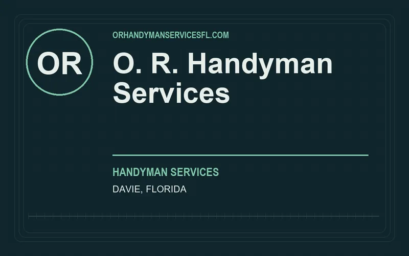 O. R. Handyman Services in Davie, Florida