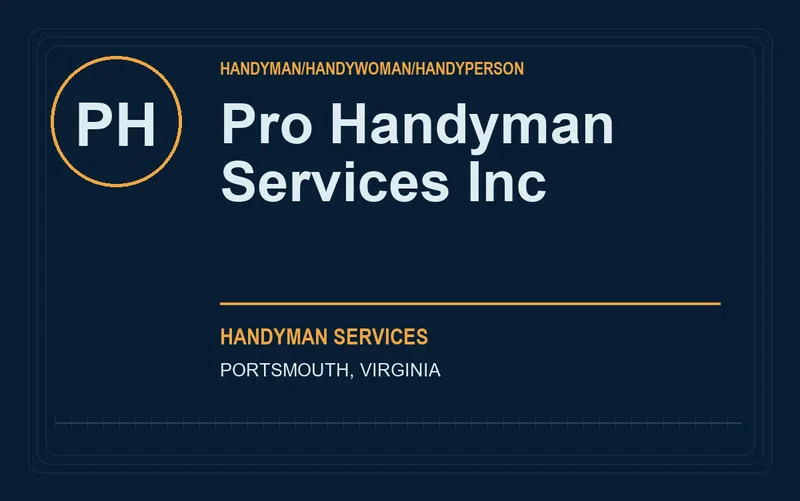 Pro Handyman Services Inc in Portsmouth, Virginia