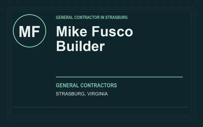 Mike Fusco Builder in Strasburg, Virginia