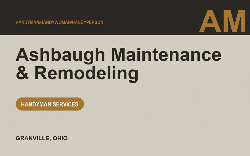 Ashbaugh Maintenance & Remodeling in Granville, Ohio