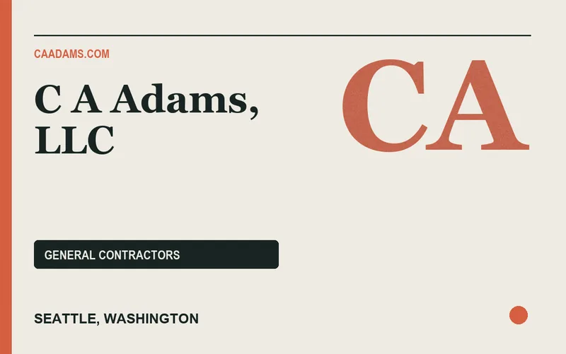 C A Adams, LLC in Seattle, Washington