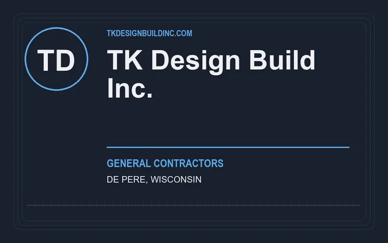 TK Design Build Inc. in De Pere, Wisconsin