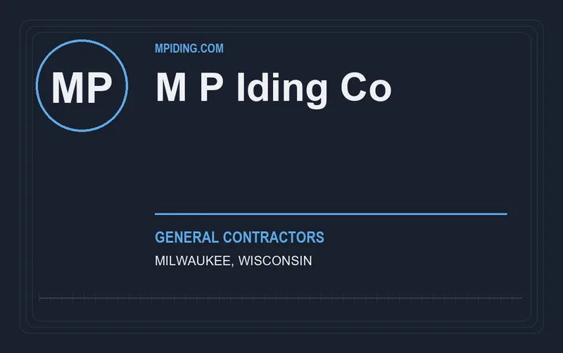M P Iding Co in Milwaukee, Wisconsin