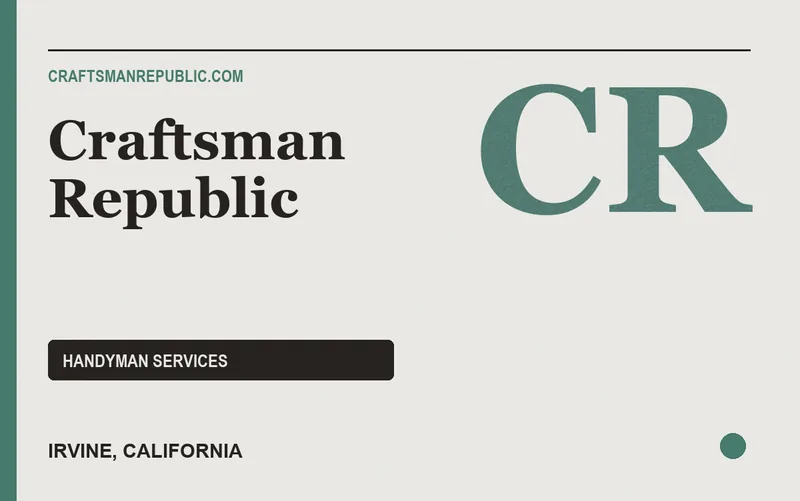 Craftsman Republic in Irvine, California