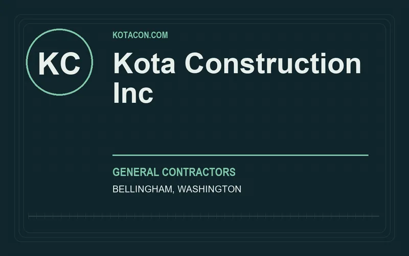 Kota Construction Inc in Bellingham, Washington