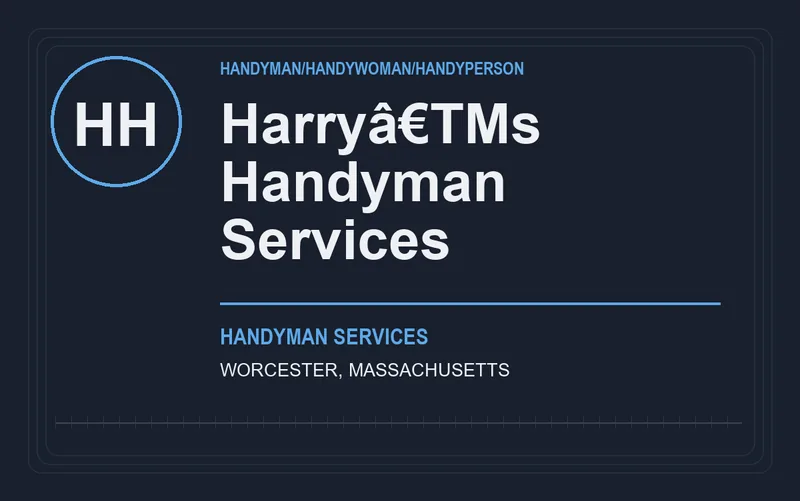 Harryâ€TMs Handyman Services in Worcester, Massachusetts