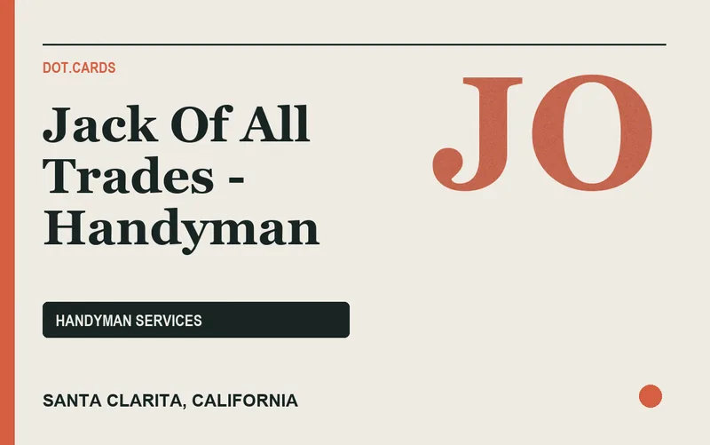 Jack Of All Trades - Handyman in Santa Clarita, California