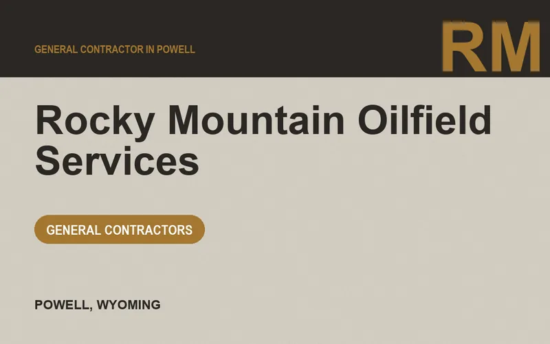 Rocky Mountain Oilfield Services in Powell, Wyoming