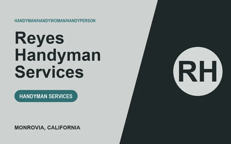 Reyes Handyman Services in Monrovia, California