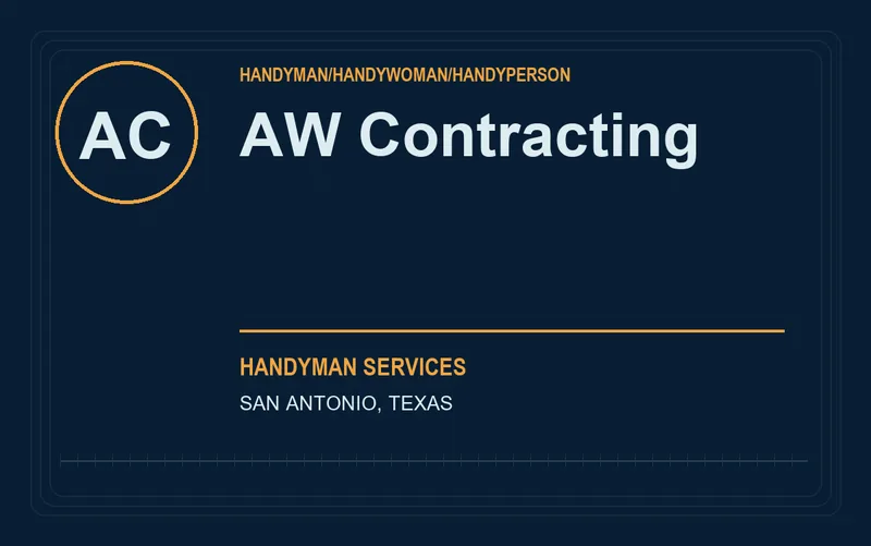 AW Contracting in San Antonio, Texas