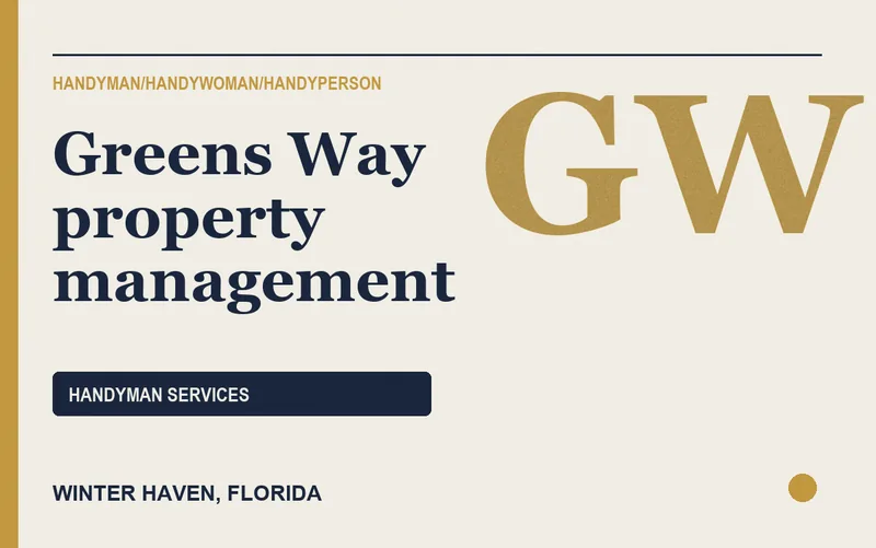 Greens Way property management in Winter Haven, Florida