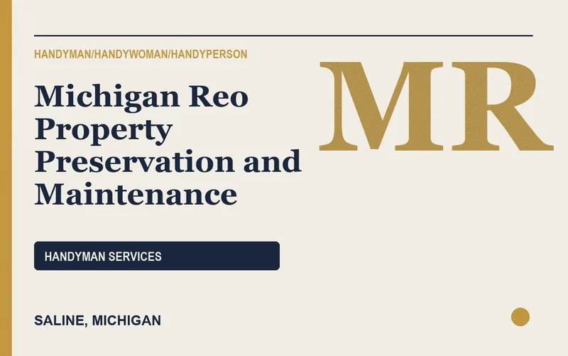 Michigan Reo Property Preservation and Maintenance in Saline, Michigan