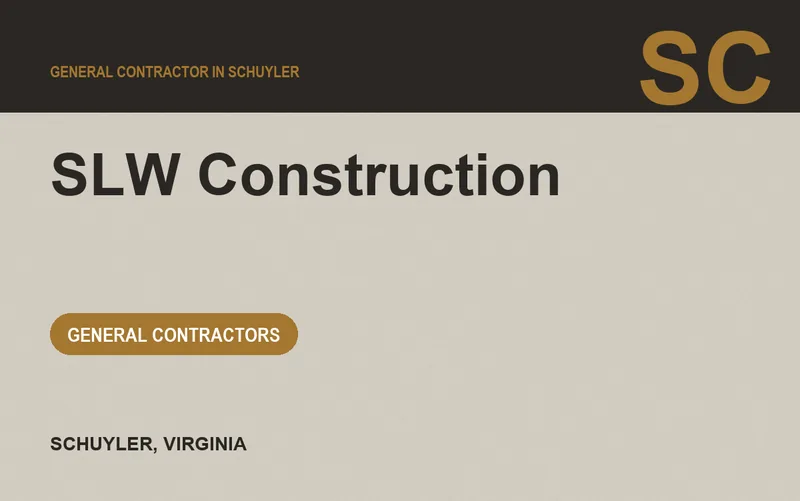 SLW Construction in Schuyler, Virginia