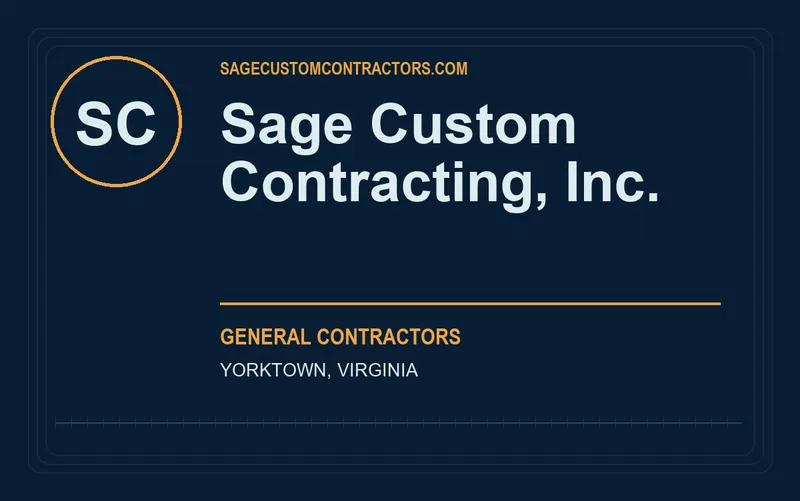Sage Custom Contracting, Inc. in Yorktown, Virginia