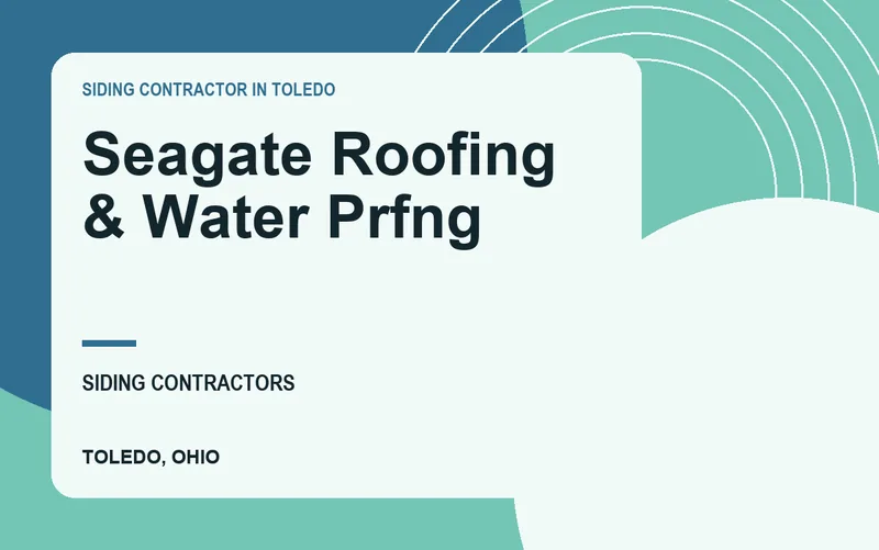 Seagate Roofing & Water Prfng in Toledo, Ohio
