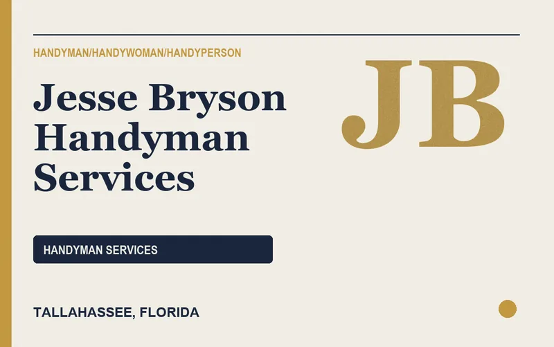 Jesse Bryson Handyman Services in Tallahassee, Florida