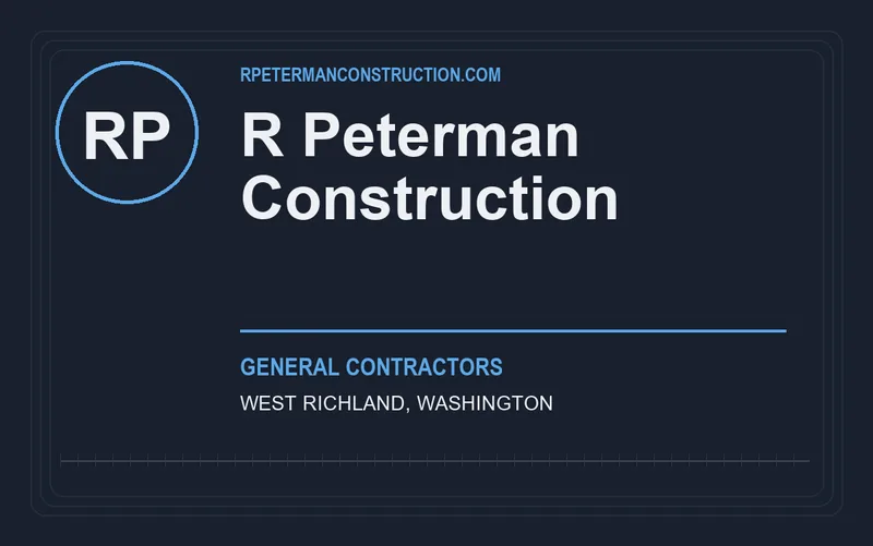 R Peterman Construction in West Richland, Washington