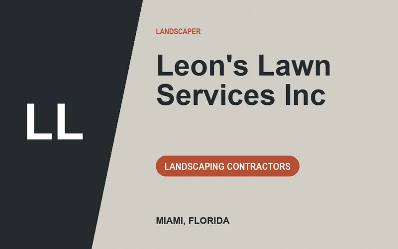 Leon's Lawn Services Inc in Miami, Florida