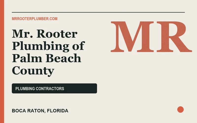 Mr. Rooter Plumbing of Palm Beach County in Boca Raton, Florida