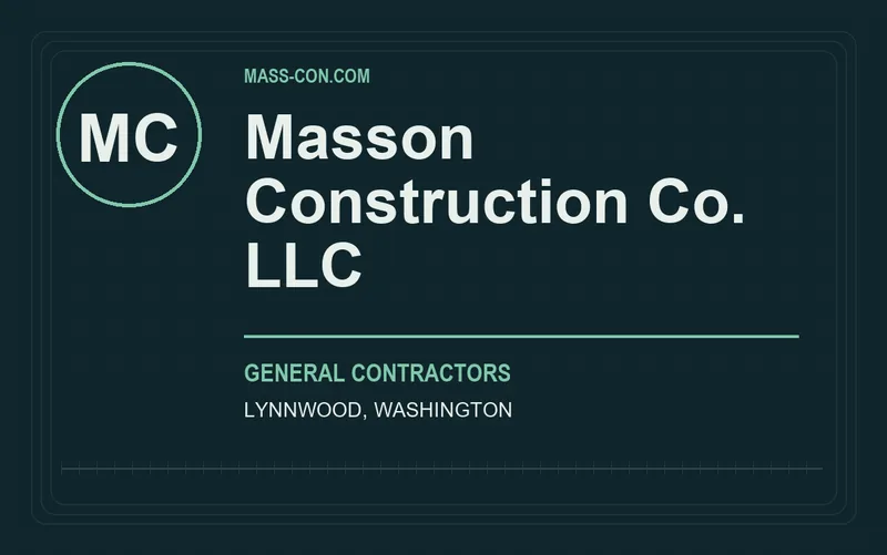 Masson Construction Co. LLC in Lynnwood, Washington