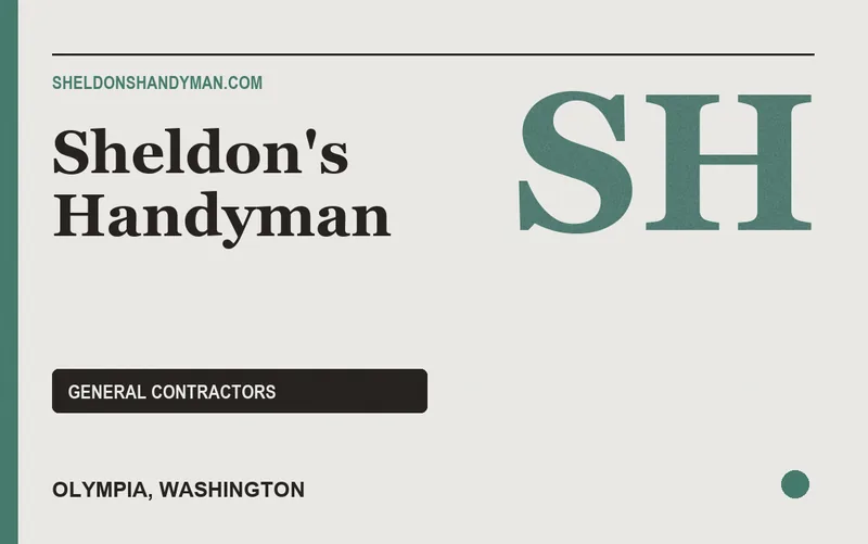 Sheldon's Handyman in Olympia, Washington