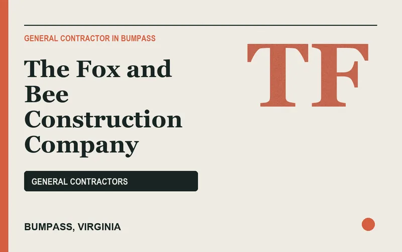 The Fox and Bee Construction Company in Bumpass, Virginia