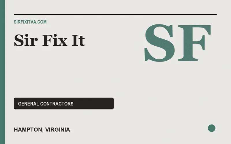 Sir Fix It in Hampton, Virginia