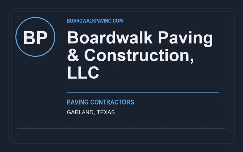 Boardwalk Paving & Construction, LLC in Garland, Texas