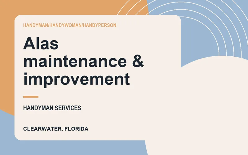 Alas maintenance & improvement in Clearwater, Florida