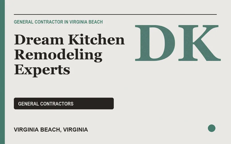 Dream Kitchen Remodeling Experts in Virginia Beach, Virginia