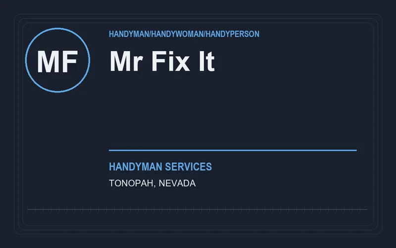 Mr Fix It in Tonopah, Nevada