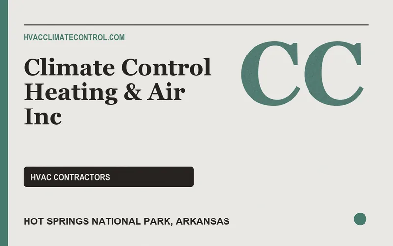 Climate Control Heating & Air Inc in Hot Springs National Park, Arkansas