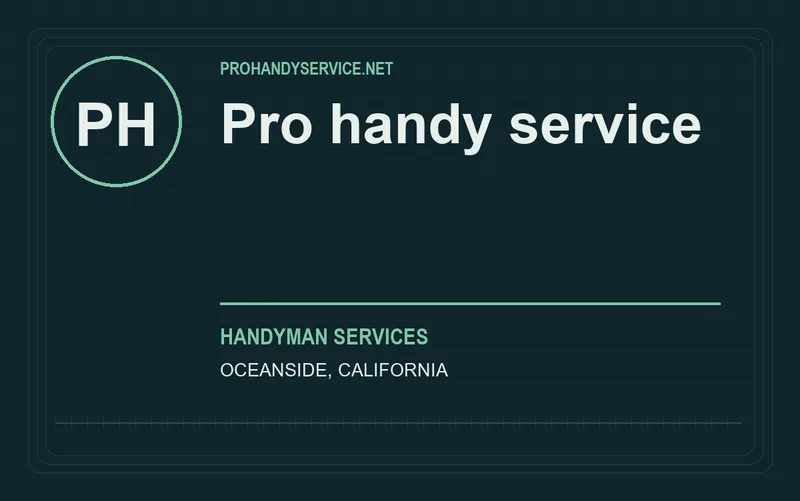 Pro handy service in Oceanside, California