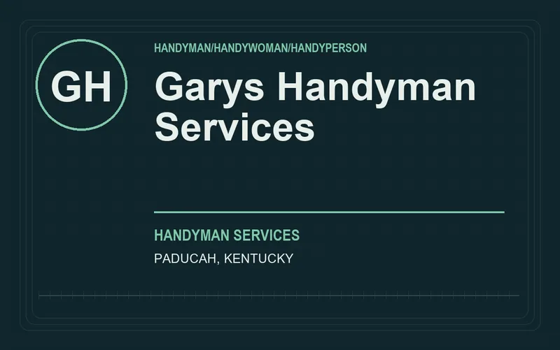 Garys Handyman Services in Paducah, Kentucky
