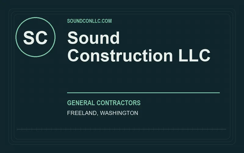 Sound Construction LLC in Freeland, Washington