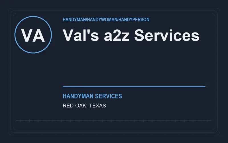 Val's a2z Services in Red Oak, Texas