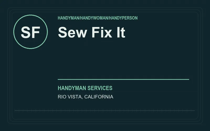 Sew Fix It in Rio Vista, California