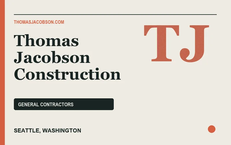 Thomas Jacobson Construction in Seattle, Washington